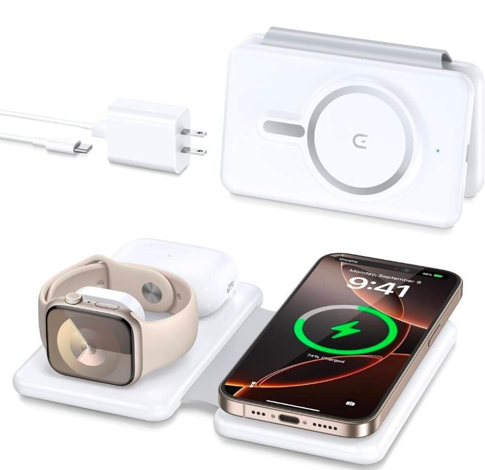 Wireless Charging Station For Apple Devices